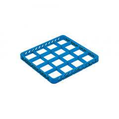 Pro.equip Glass Rack Extender 16 Compartment 500x45mm Blue