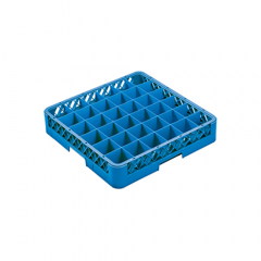 Pro.equip Glass Rack 36 Compartment 500x100mm Blue
