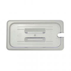 Pro.cooker GN Notched Lid Polycarbonate 1/3 Clear