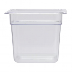 Pro.cooker GN Pan Polycarbonate 1/6 150mm Clear