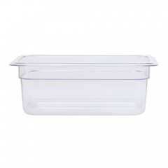 Pro.cooker GN Pan Polycarbonate 1/4 100mm Clear