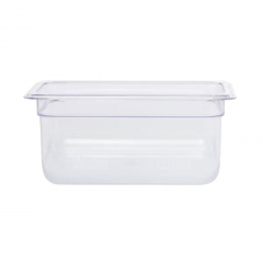 Pro.cooker GN Pan Polycarbonate 1/4 150mm Clear