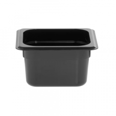 Pro.cooker GN Pan Polycarbonate 1/6 100mm Black
