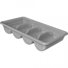 Cutlery Box 4 Sections Grey