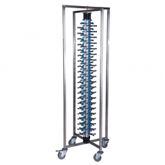 84 Plate Mobile Plate Rack