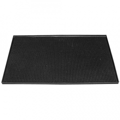 Black Rubber Bar Mat - 450mm x 300mm