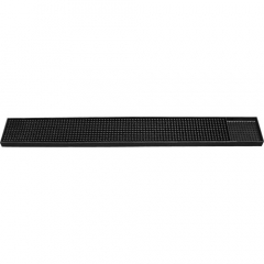 Black Rubber Bar Mat 600mm x 80mm