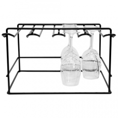 Black Hanging Glass Washing Rack