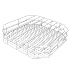 White Plate Rack with 9 Divisions