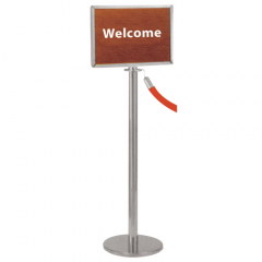 Queue Divider with Sign Holder
