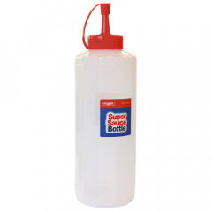 Super Sauce Squeeze Bottle 1Lt Clear