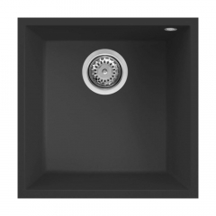 Elleci Quadra Undermount 102 Single Bowl Black