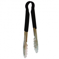 Tong PVC Coated Handle Black 230mm