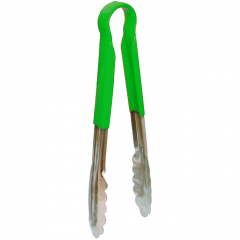Tong PVC Coated Handle Green 230mm