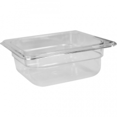 Delta Clear Polycarbonate GN 1/6 Food Pan