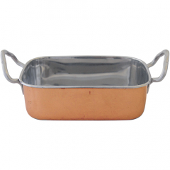 Mini Stainless Steel Serving Pan - Rectangle