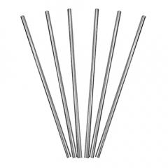 Stainless Steel Reusable Regular Straws - 6 Per Pack - 200mmL x 6mmD
