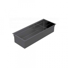 Zomodo Integrato Q Super Single SInk Black Pearl