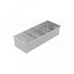 Zomodo Integrato Q Triple Bowl Sink 40/20/40