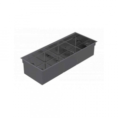 Zomodo Integrato Q Triple Bowl Sink 40/20/40