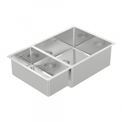 B&F Designer 450/200 R15 Double Bowl Right