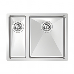 B&F Designer 570 R15 Double Bowl Right