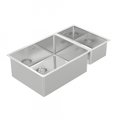 B&F Designer 795 R15 Double Bowl Left