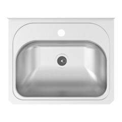 B&F WB6 Oval Hand Basin Incl Waste Bracket Single Unit