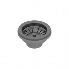 Zomodo WKO-BP PVD 90mm Black Waste - No Overflow