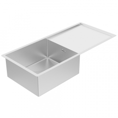 B&F Designer Stratus STB120 Insert Single Bowl with Drainer Tray