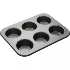 Muffin Pan Jumbo Texas 6 Cup 265mm x 360mm NonStick