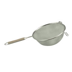 Mesh Strainer Fine Wood Handle 200mm