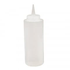 Squeeze Sauce Bottle Clear Plastic 340ml