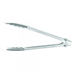 Tongs Stainless Steel 250mm Heavy Duty with Clip