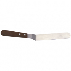 Wooden Handled Cranked Spatula