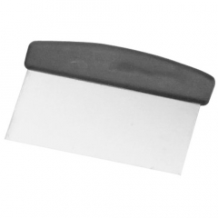 Plastic Handled Stainless Steel Dough Scraper