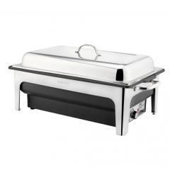 Sunnex Electric Chafer 1/1 GN Flat Lid, 13.5L Stainless Steel