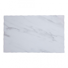 Accolade Melamine Display Board 43x29cm Marble White