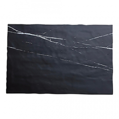 Accolade Melamine Display Board 43x29cm Marble Jet