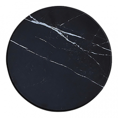 Accolade Melamine Round Platter Marble Jet