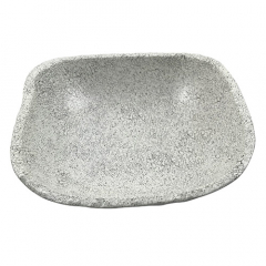 Accolade Melamine Square Bowl 26cm x 8cmH Crackle