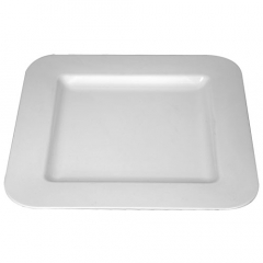 Delta White Melamine Square Platter