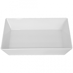 White Rectangle Melamine Bowl - 35x25x7cm