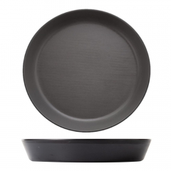 Coucou Dual Colour Melamine Flat Round Bowl