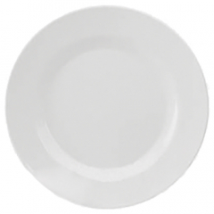 White Melamine Plate 23cm