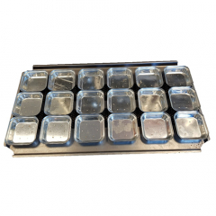 Square Pie Pallet 18 Tin