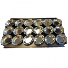 Oval Pie Pallet 18 Tin