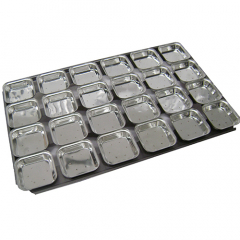 Square Pie Pallet 24 Tin