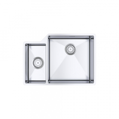 B&F DEC620R Fabricated 1.2mm Dbl Bowl Waste & Over