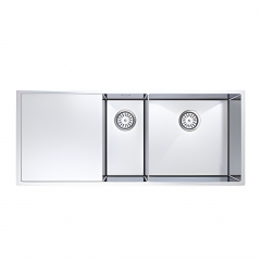 B&F DST180LHD Double Bowl Sink c/w LH Drainer